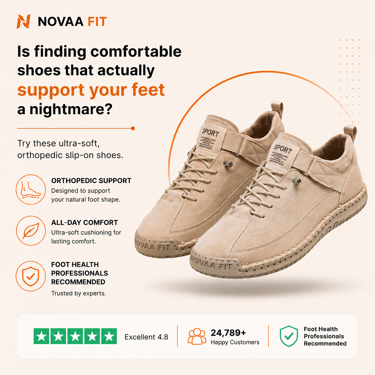 Novaa FIT | Orthopedic Shoes