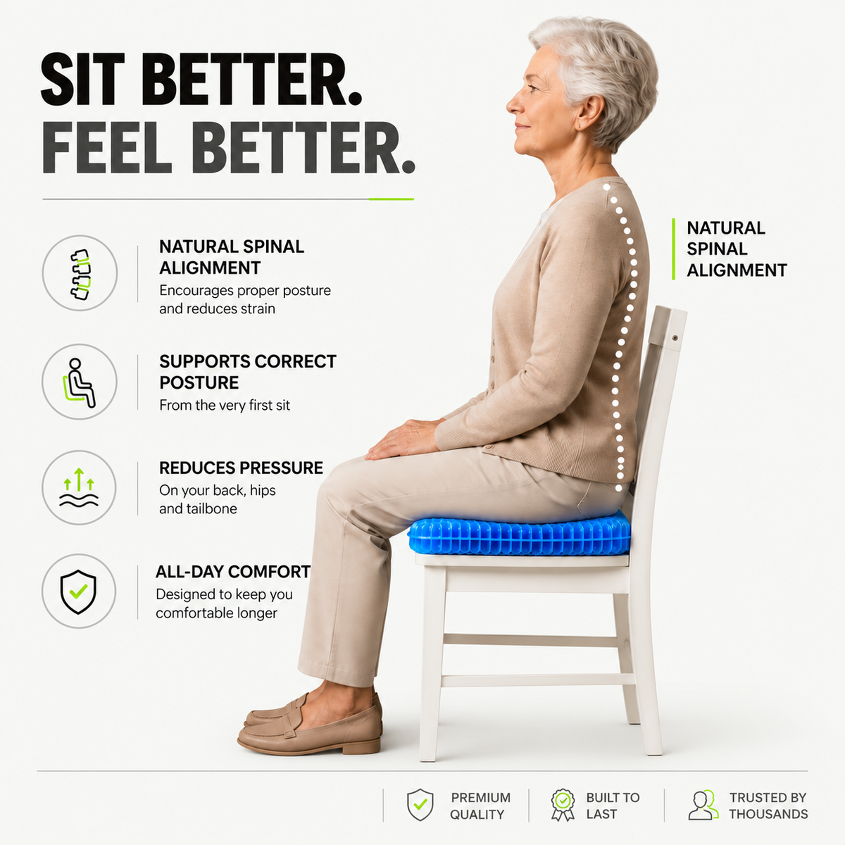 Cloudcore. Pressure-Relief Gel Cushion