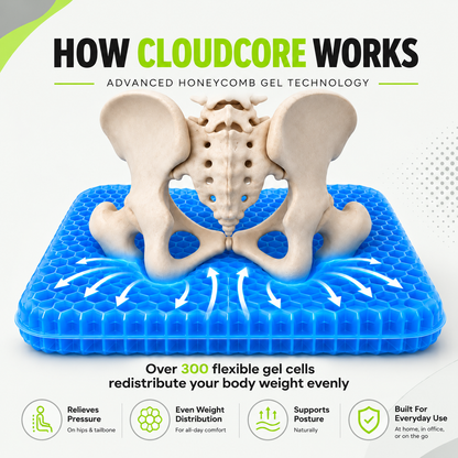 Cloudcore. Pressure-Relief Gel Cushion