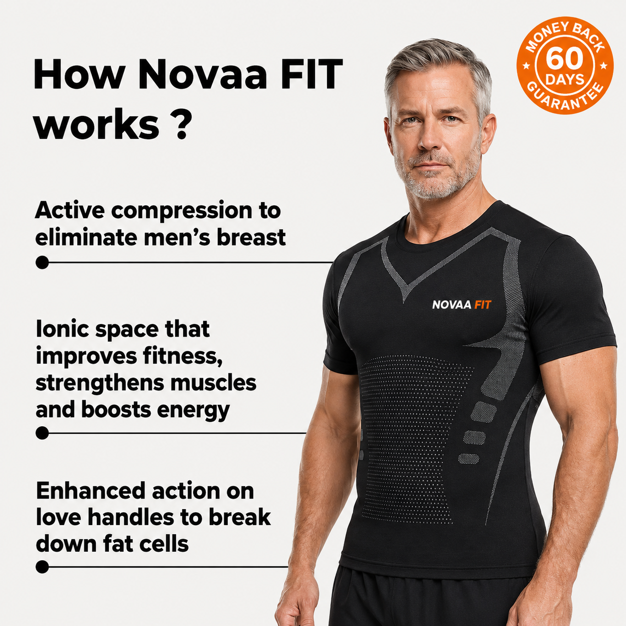 Novaa FIT - Tee | Shape Up. Stand Tall. Show Up.