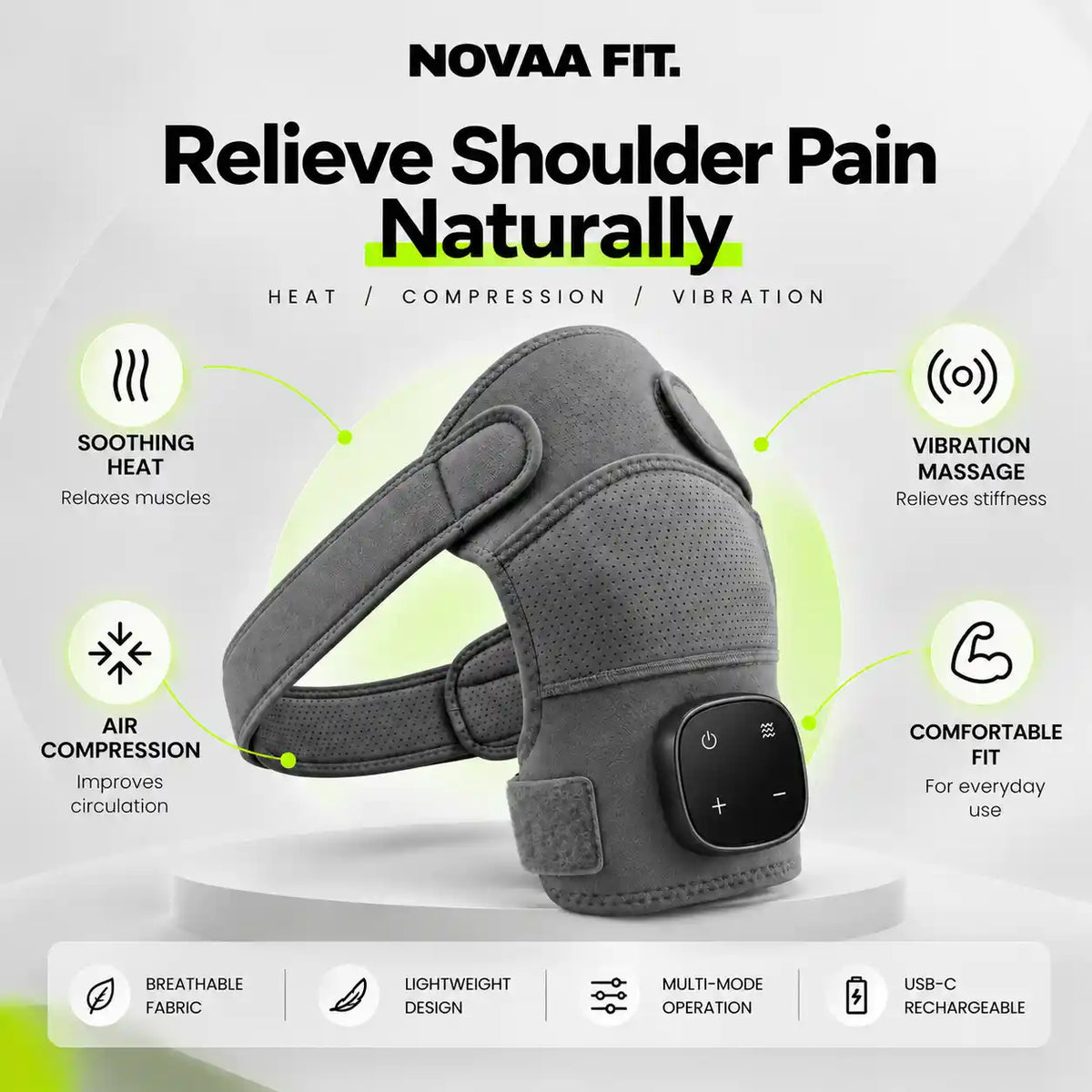 NOVAA FIT. Shoulder Triple Therapy Recovery system