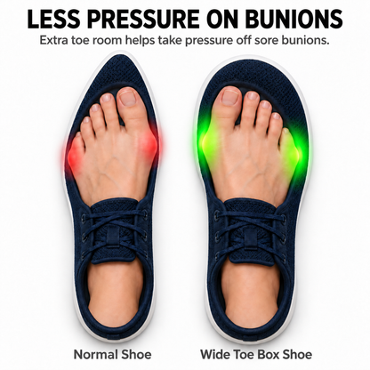 Wide Toe Box Shoes for Bunions