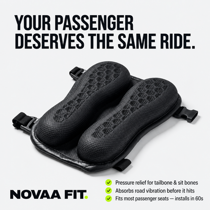 RideGel™. Motorcycle Comfort Seat Cushion