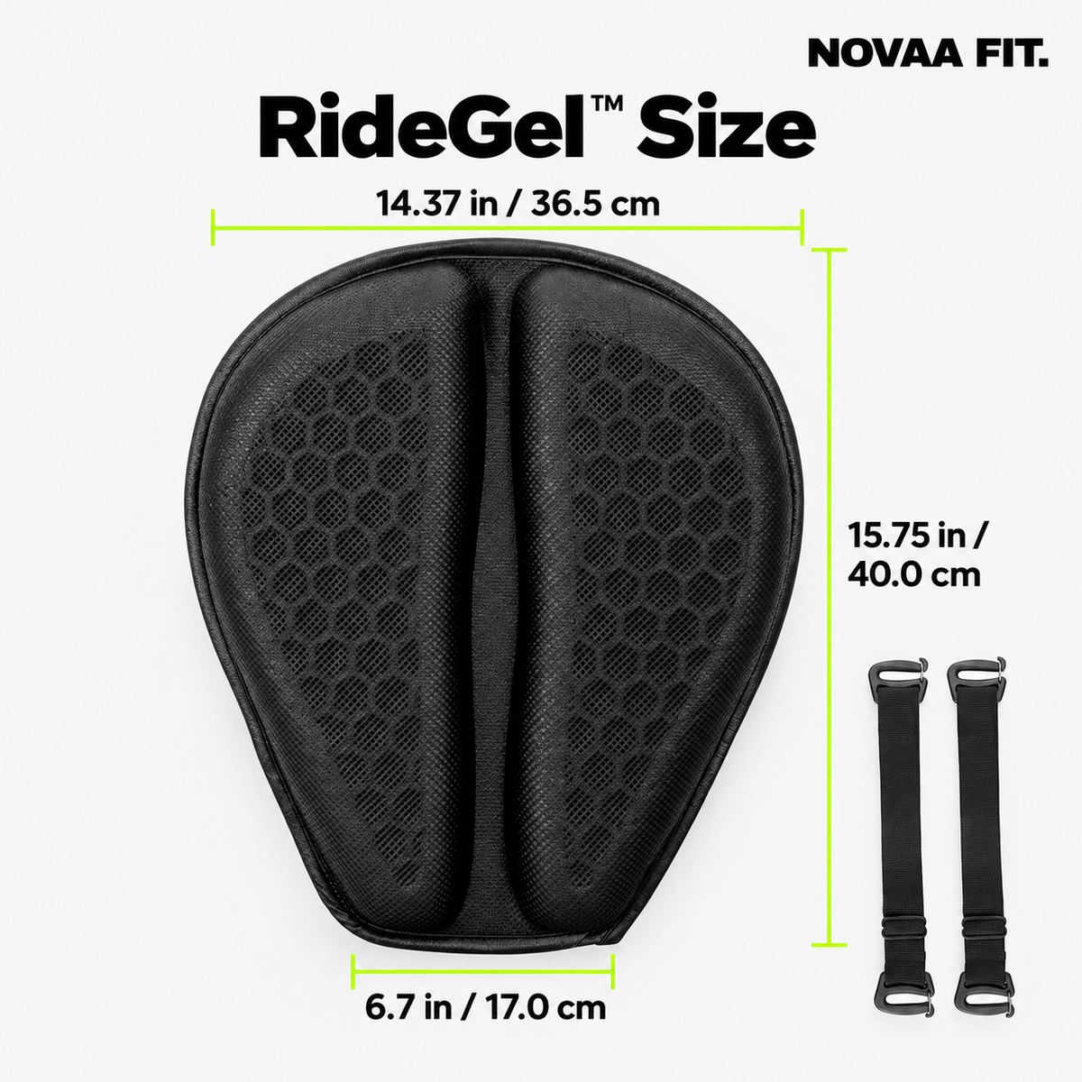 RideGel™. Motorcycle Comfort Seat Cushion