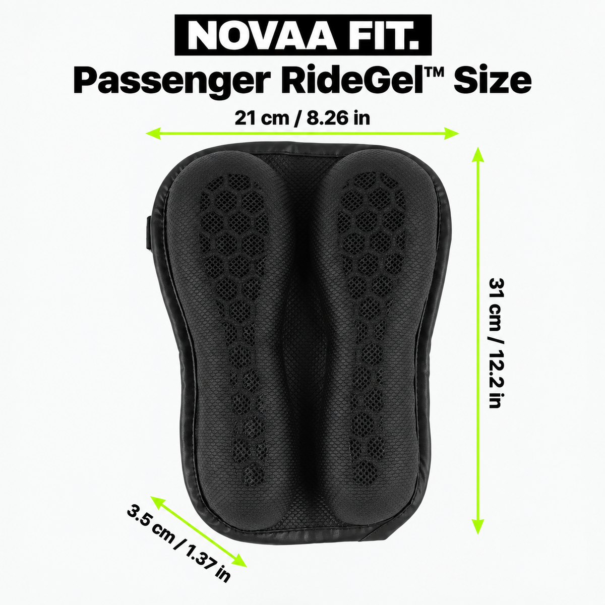 RideGel™. Motorcycle Comfort Seat Cushion