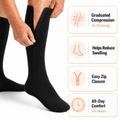 Novaa FIT | Zip-Up Compression Socks