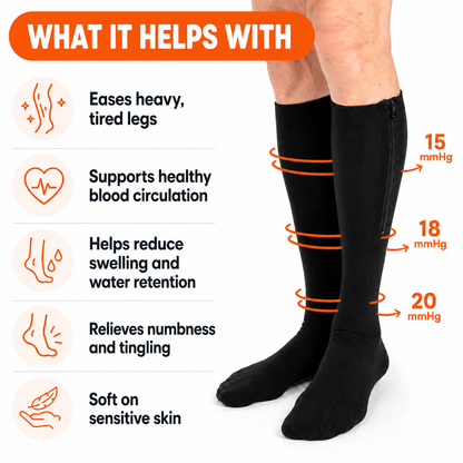 Novaa FIT | Zip-Up Compression Socks