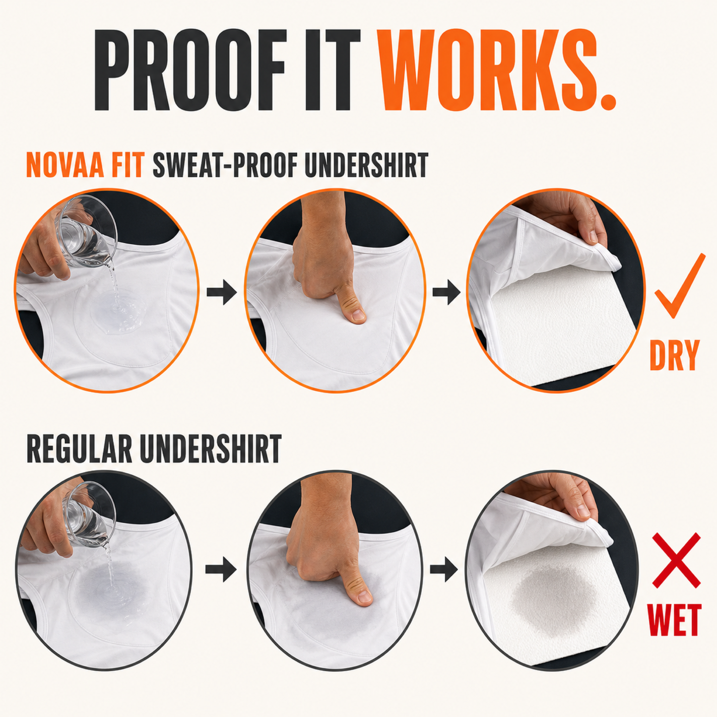 TriDry | Men's Sweat-Proof Undershirt