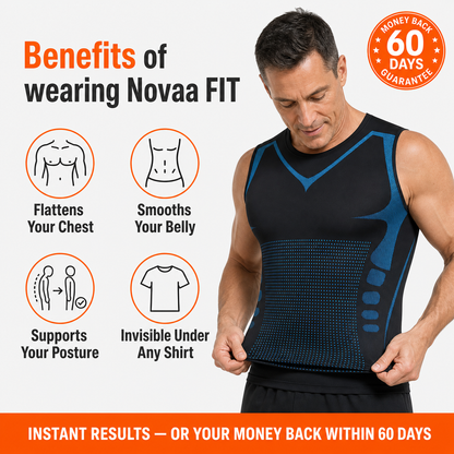 Novaa FIT | Men's Compression Vest — Flatter Chest, Straighter Posture