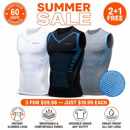 Novaa FIT | Men's Compression Vest — Flatter Chest, Straighter Posture
