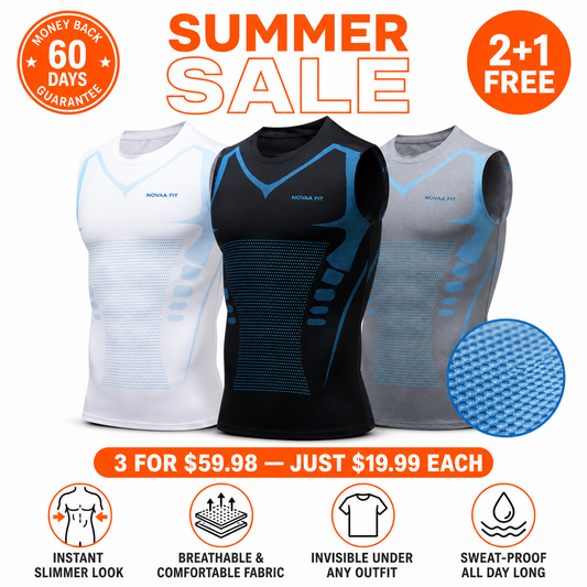 Novaa FIT | Men's Compression Vest — Flatter Chest, Straighter Posture