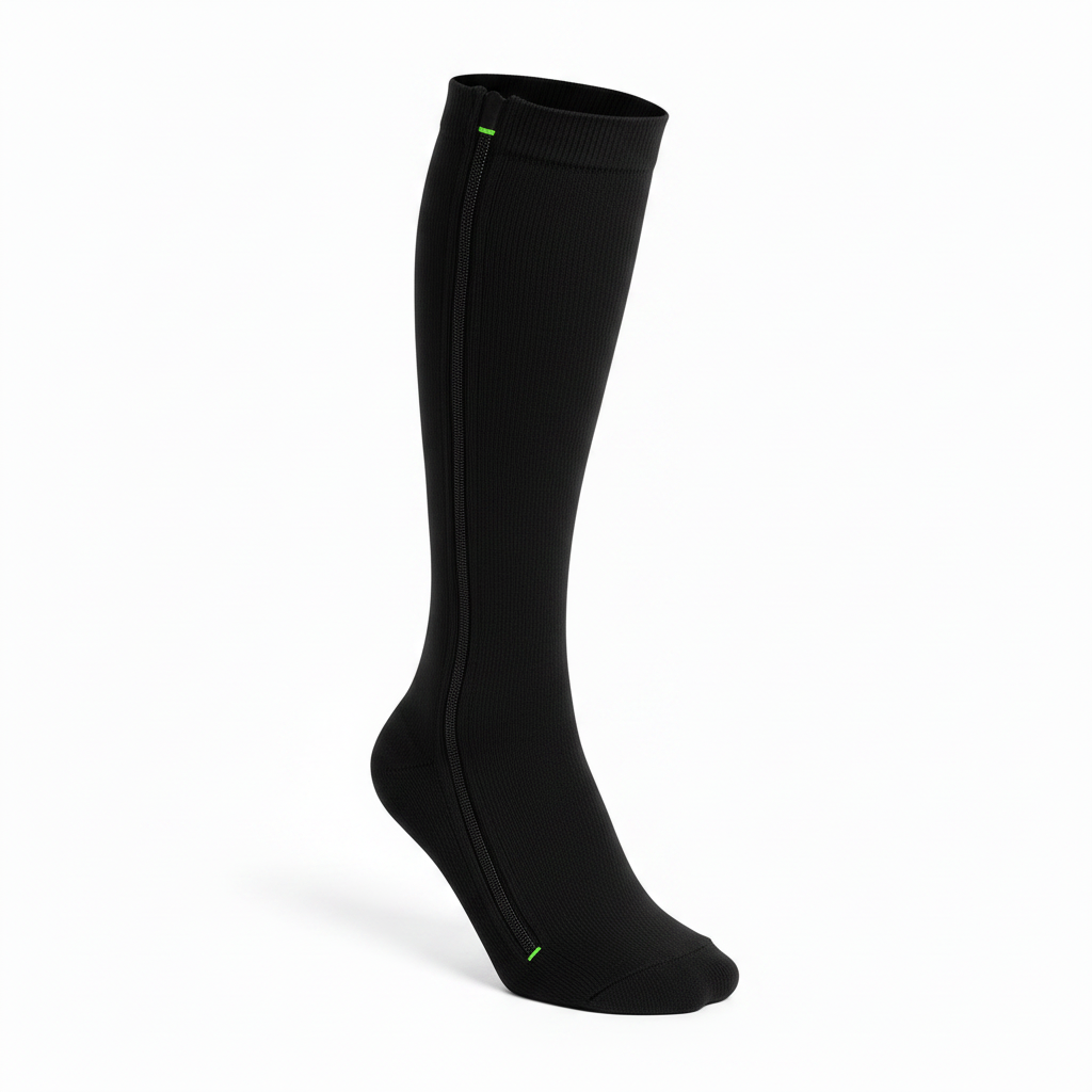 NOVAA FIT. Zip-Up Compression Socks
